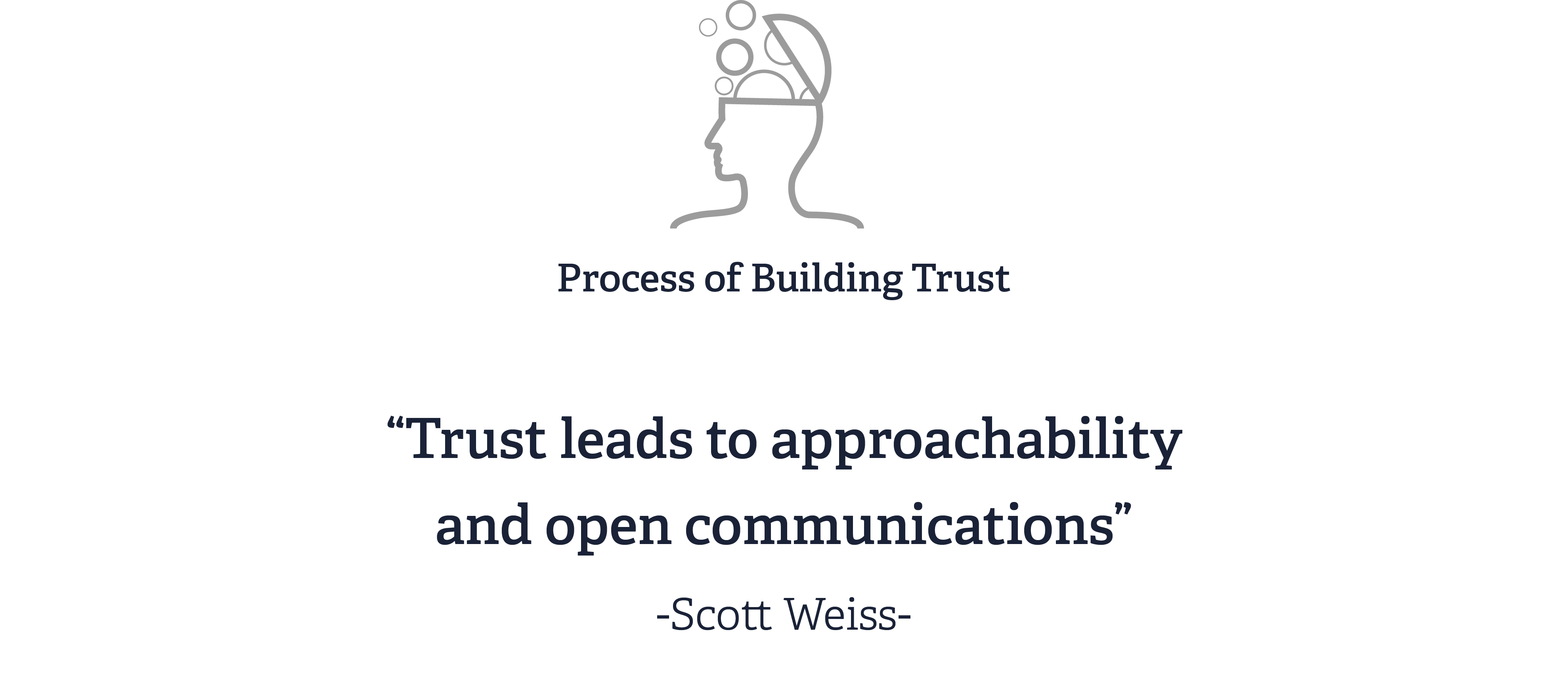 Trust_Process of building trust